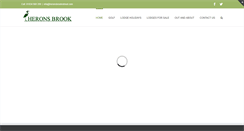 Desktop Screenshot of heronsbrookretreat.com